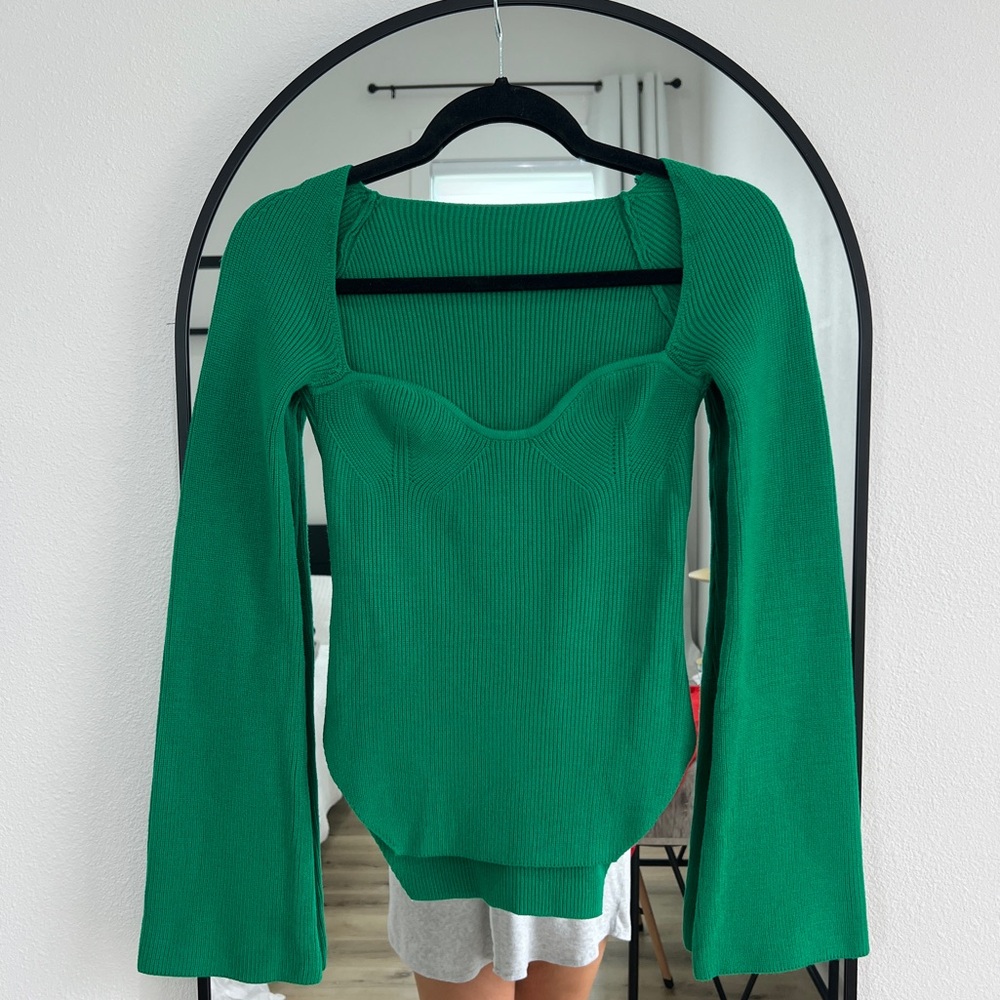 Green sweater